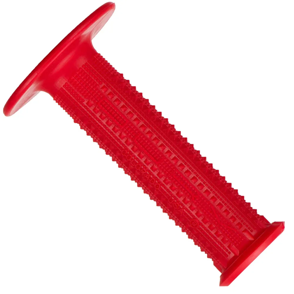 uPRISE Bikes Lizard Skins Pyramid Flange Single Compound MTB Grips - Red | Price match, 365 day return s, 18-Month Warranty, Finance Available & Free UK Delivery